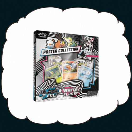 Black Bolt White Flare Poster Collection