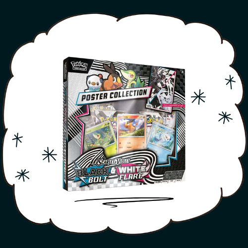 Black Bolt White Flare Poster Collection