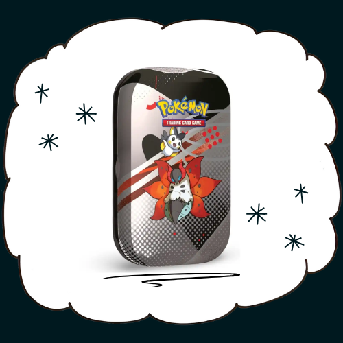 Black Bolt White Flare Tin