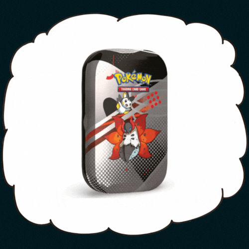 Black Bolt White Flare Tin